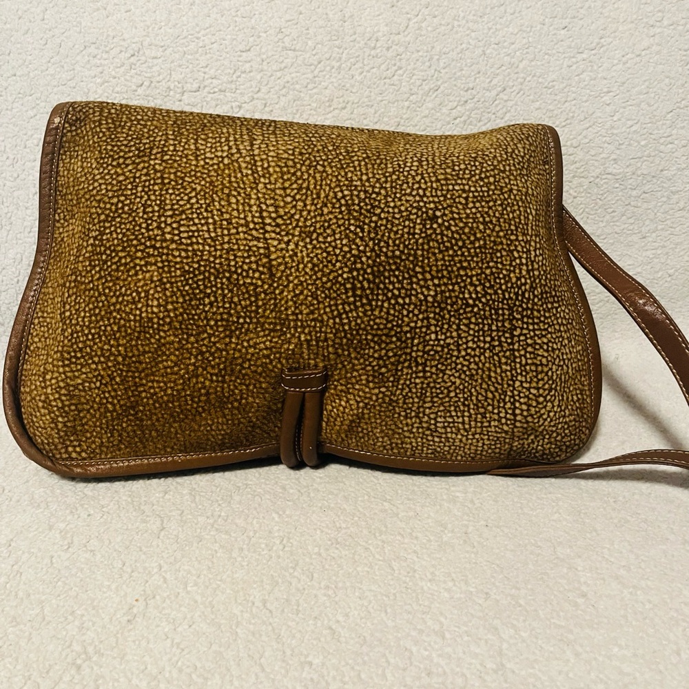 Borbonese Quail Suede Shoulder Bag - Picture 11 of 12